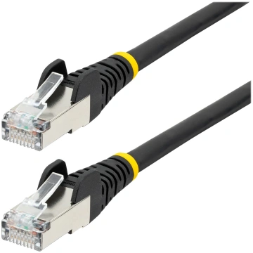 Startech 50cm CAT6a Ethernet Cable - Black - Low S