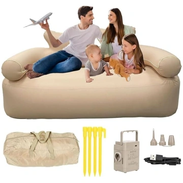 Ru10712684 Foldable Inflatable Sofa with Built-in 