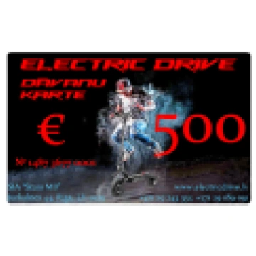 Dāvanu karte 500€ ELECTRIC DRIVE Dāvanu karte Dual