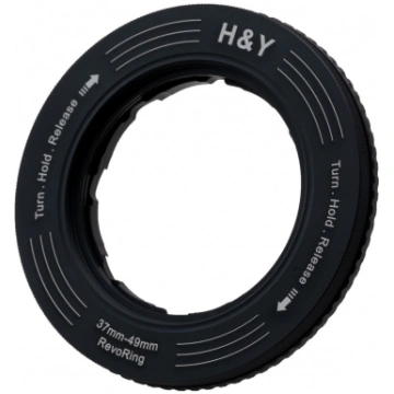 H&Y kintamas filtro adapteris 37-49mm (52mm filtru