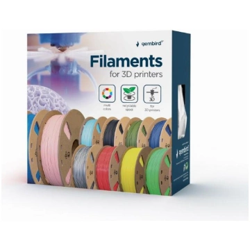 Gembird Plastmasas filaments 3D printera sprauslas