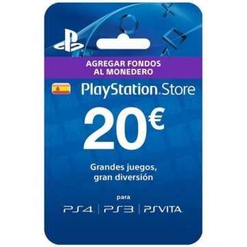 20 Eur Spanish Playstation Network Digital Card So