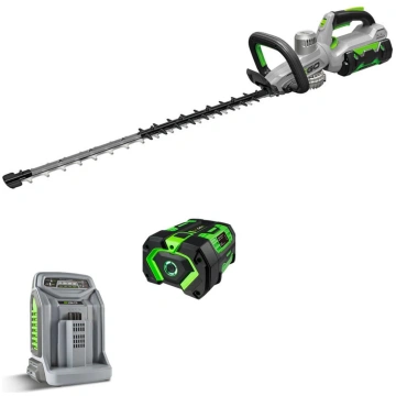 EGO Power HT6500E Hedge Trimmer Kit + Battery + Ch
