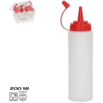 KITCHEN&GO Mērces pudele Mike 200 ml 5.5x4.9x18.5 