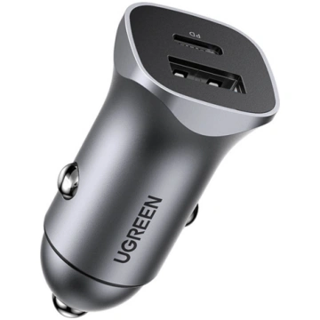 Ugreen fast car charger USB-A / USB-C 30W PD PPS g