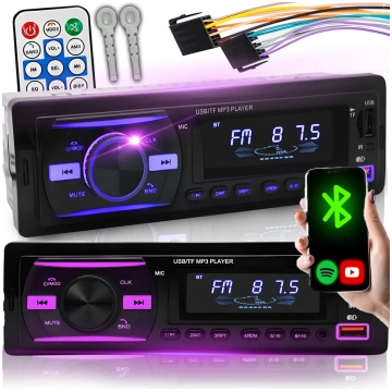 RTO Auto radio bluetooth usb mp3 aux krāsas M024-2