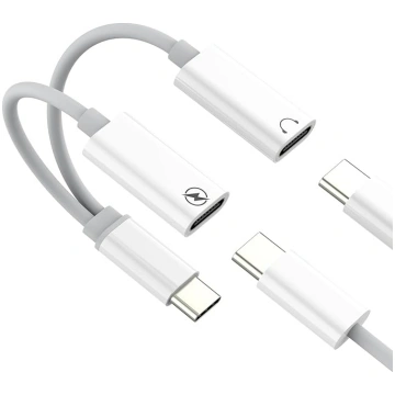 USB-C-Kopfhörer-Splitter (2-in-1), Typ-C-Ladegerät