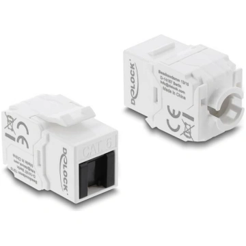 Delock Keystone Module RJ45 jack to LSA Cat.6 UTP 