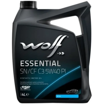 WOLF ESSENTIAL SN/CF C3 5W40 PI 4L
