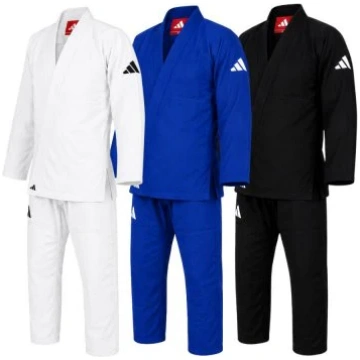 Kimono Gi Adidas BJJ Pearl JJ380 Jiu-Jitsu - Blu /