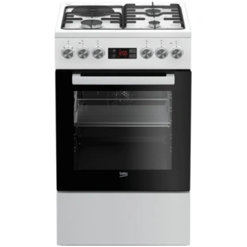 Beko FSE53320DWCS Gāzes Plīts ar Cepeškrāsni FSE53