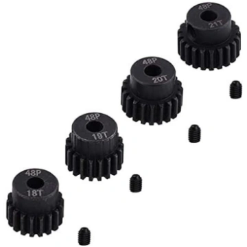 4 gab. zobratiņi 18T 19T 20T 21T 48DP 3.175mm vārp