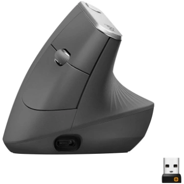 „Logitech MX Vertical Ergonomic“ pele (910-005448)