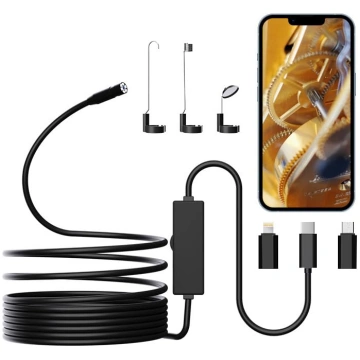 Endoscope Camera with Light for 1920P HD Borescope