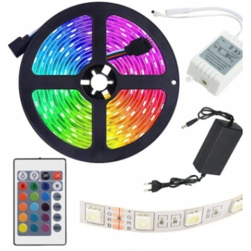RGB Led lente 3528 ar pulti Nav norādīts
