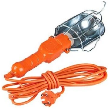LED darbnīcas lampa E27 230V, 5 m kabeli MasterLed