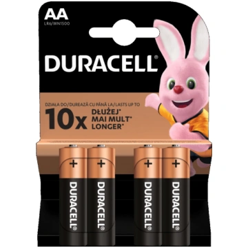 DURACELL akumulators AA 4 gab, DURB005