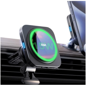ESR Halolock magnētiskais QI2 turētājs automašīnai