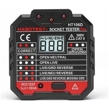 Electrical socket tester Habotest HT106D
