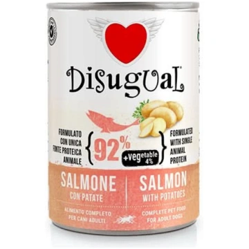 DISUGUAL Cane Vegetale Adulto Salmone & Patate Lat