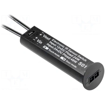 Touchless switch | black | 12VDC,24VDC | with moti