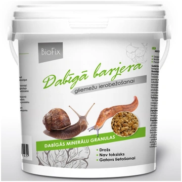 Dabīgās minerālu granulas gliemežu un kailgliemežu
