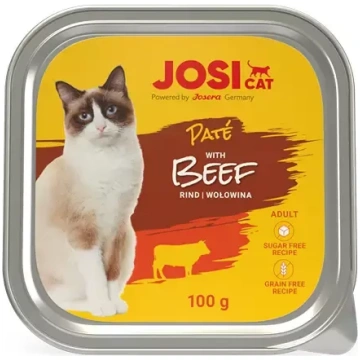 Josera JosiCat Pate Liellopa gaļas pastēte kaķiem 