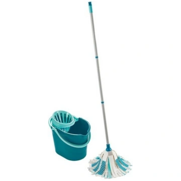 LEIFHEIT 52106 mop Cotton, Fiber Dry&wet Blue, Whi