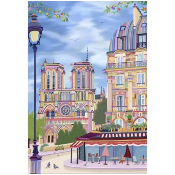 Puzzle Notre Dame, France Pieces & Peace
