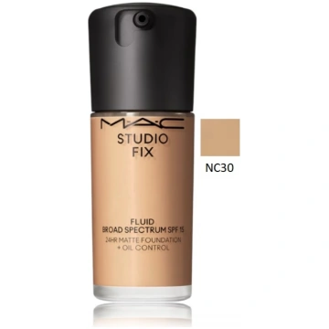 MAC Studio Fix Fluid SPF 15 matēts grima pamats - 