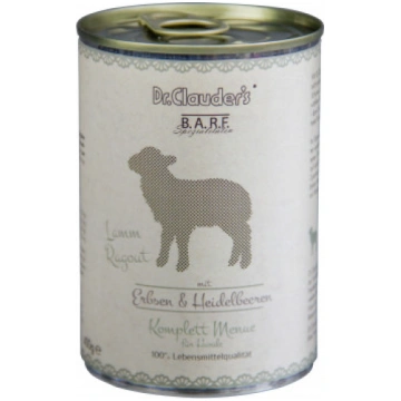 Dr.Clauder"s BARF Lamb 6 x 400g - Konservi suņiem 
