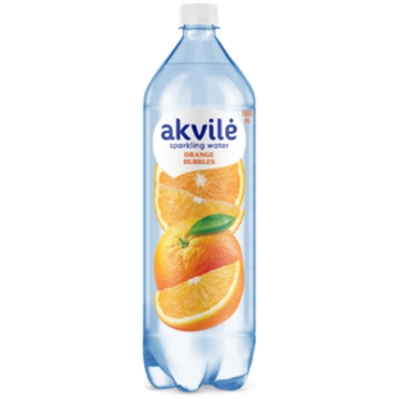 Dzeramais ūdens AKVILE ar apelsīnu aromātu, viegli