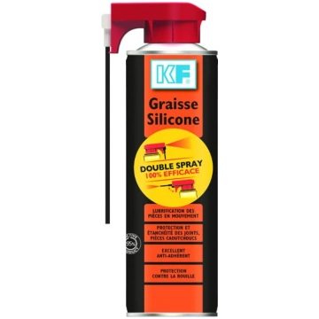 Graisse Silicone 500 Double Spray Crc