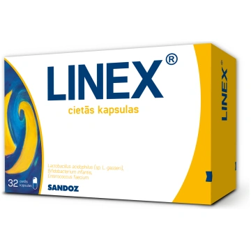 LINEX® kapsulas, 32 gab. LEK PHARMACEUTICALS d.d