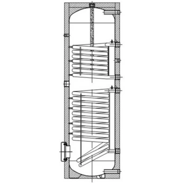 Boileris ar 2 sildelementiem 300L TS-S veikals.Sau