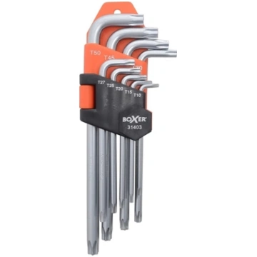 BOXER Torx nøglesæt 9 dele - CR.V stål 31403