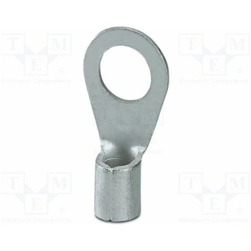 Tip: ring; M8; 10mm2; non-insulated; silver; 110°C