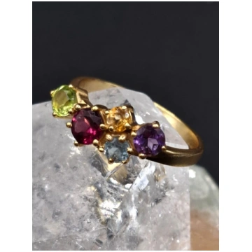 Ametists, topāzs, citrīns, granāts, peridots. Sudr