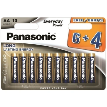Panasonic LR6 Alkaline Everyday Power AA 1.5V 10 p