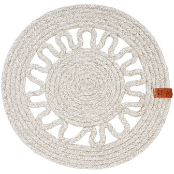 Table Mat 35 cm Boho beige Ambition