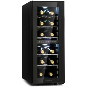 Klarstein Shiraz vīna ledusskapis 28,5 cm, 12 pude