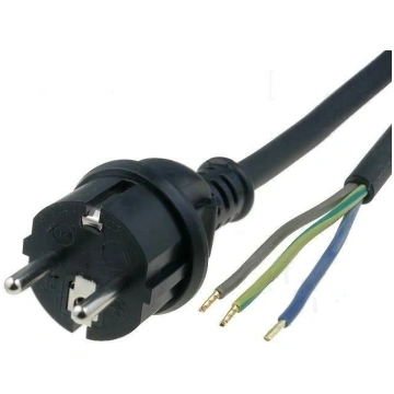 Cable; 3x2.5mm2; CEE 7/7 (E/F) plug,cables; rubber