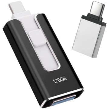 USB zibatmiņas zibatmiņas karte iPhone 128GB, [MFi
