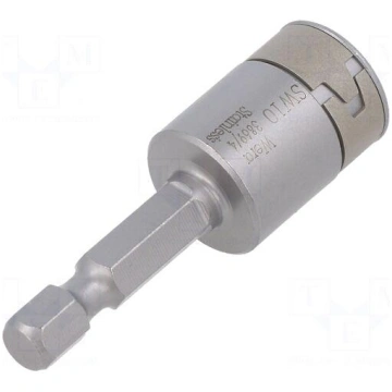 Screwdriver bit | 6-angles socket | 1/4" | HEX 10m