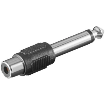 MicroConnect Adapter 6.3mm - RCA M-F Mono AUDANG