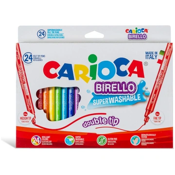 Flomasteri UNIVERSAL Birello divpusējie, 24 krāsas