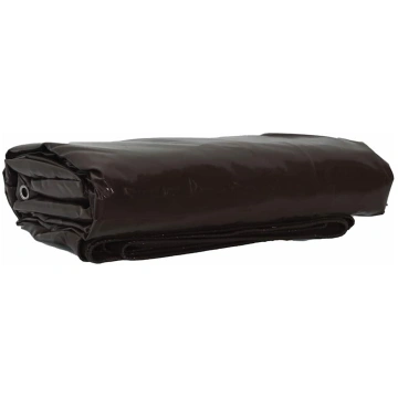 Tarps 650g / m² brūna 1,5 x 2,5 m audekls ar pvc p