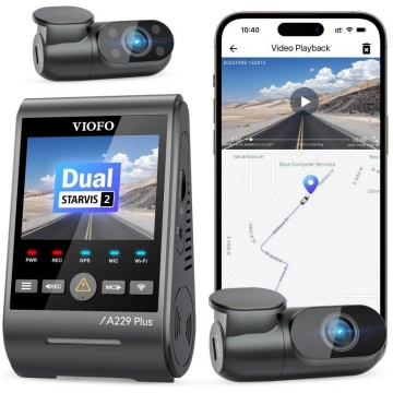 VIOFO A229 PLUS 3CH 2K + 1080p WiFi, GPS