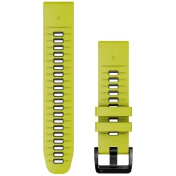 Quickfit 22 mm Watch bands, Electric Lime/Graphite