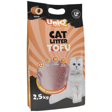 UNIQ PETS ŻWIREK DLA KOTÓW TOFU biodegradowalny 2,